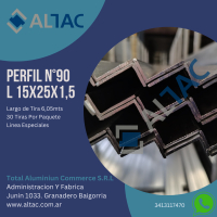 PERFIL N&ordm;90 L15x25x1,5